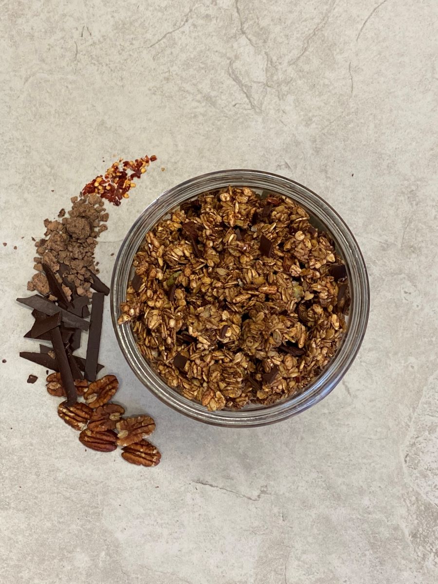 Dark Chocolate, Almond & Pecan Granola - A Development Blend