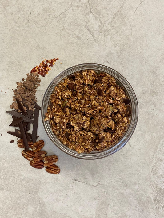 Dark Chocolate, Almond & Pecan Granola - A Development Blend