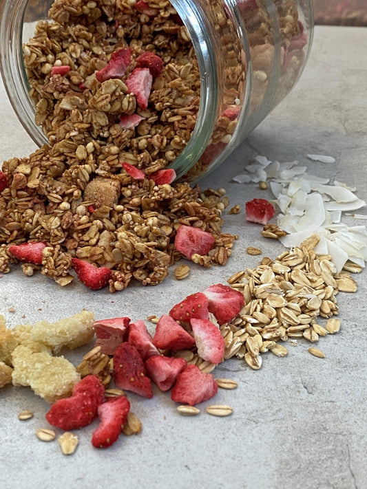 Strawberry & Shortbread Granola