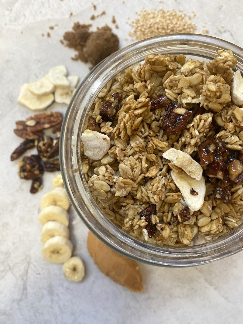 Banana, Miso & Pecan Granola