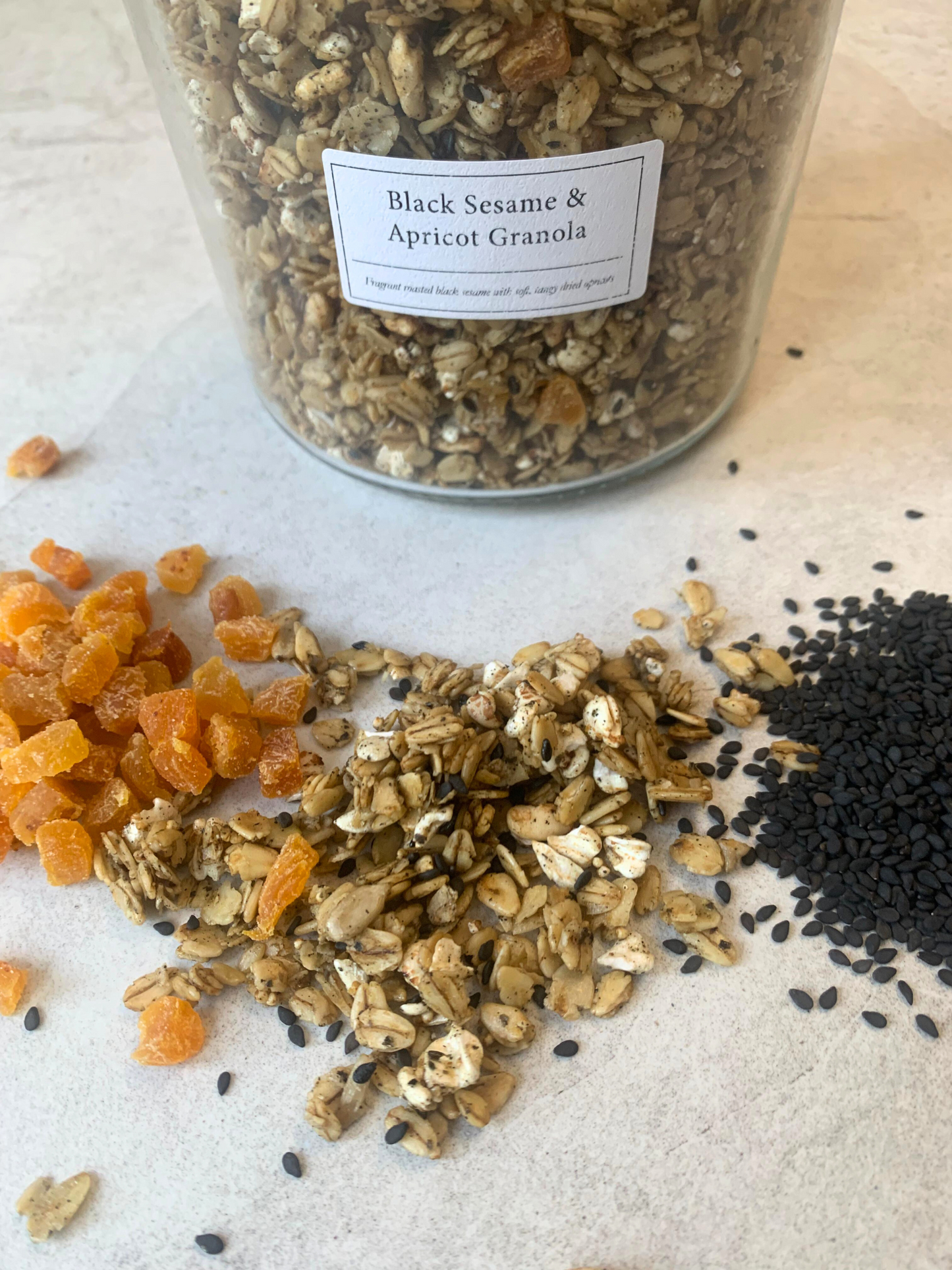 Black Sesame & Apricot Granola - JUST LAUNCHED ✨