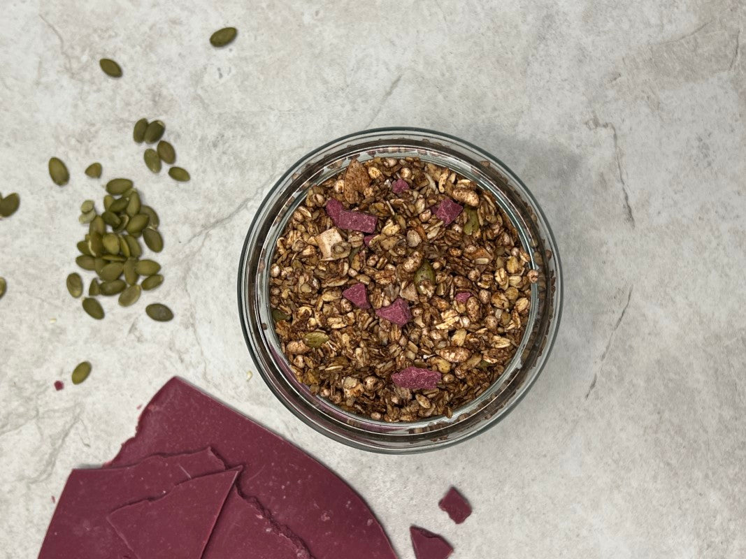 Cacao, Vanilla & Rose Chocolate Granola