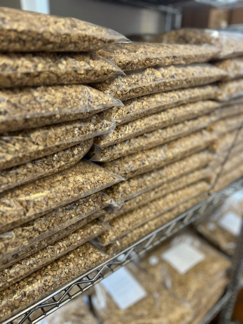 Honey, Ginger & Pumpkin Seed Granola - a development blend