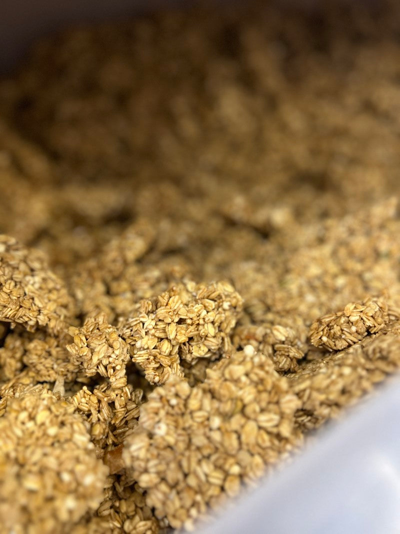 Honey, Ginger & Pumpkin Seed Granola - a development blend
