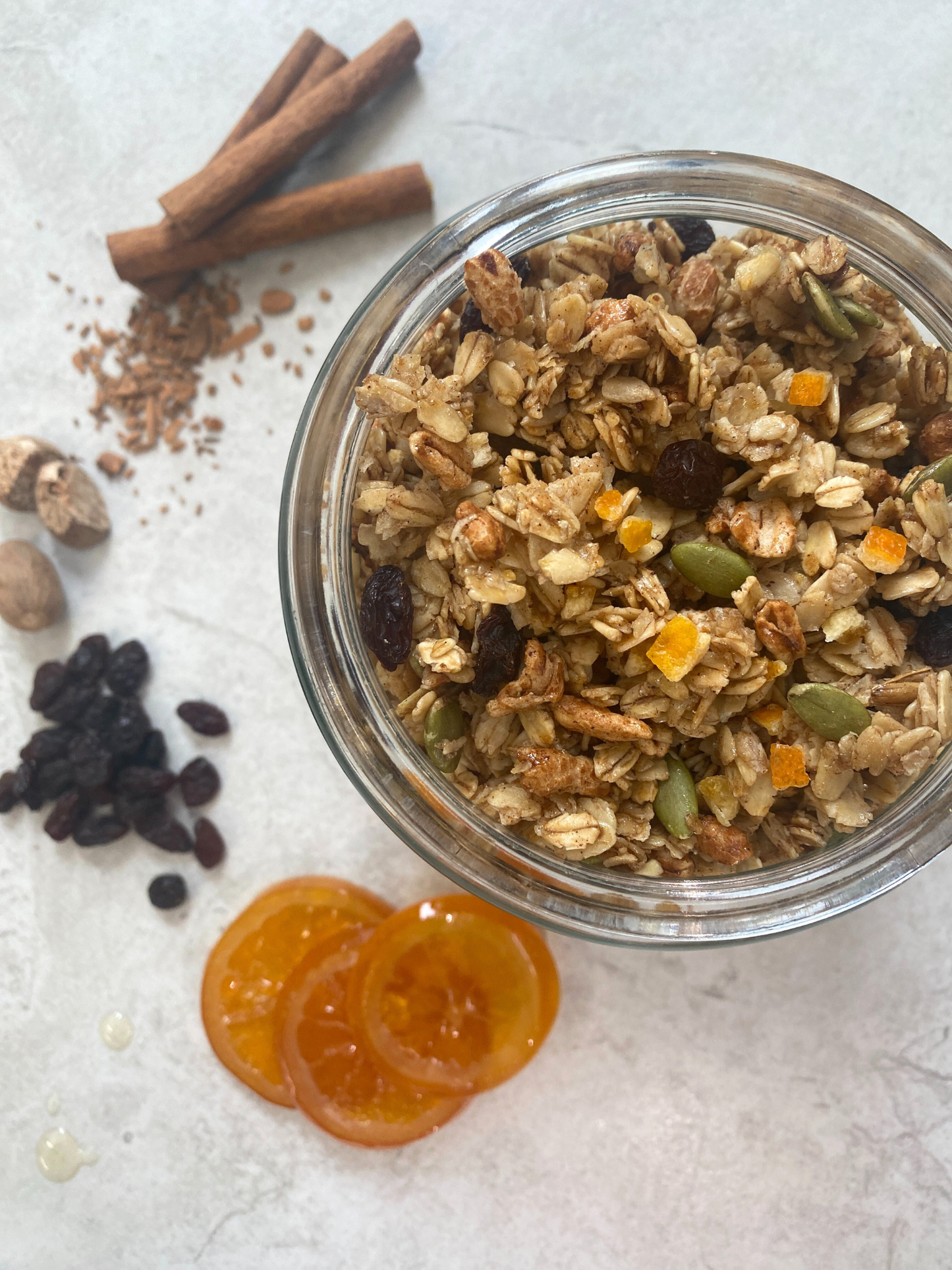 Hot Cross Bun Granola
