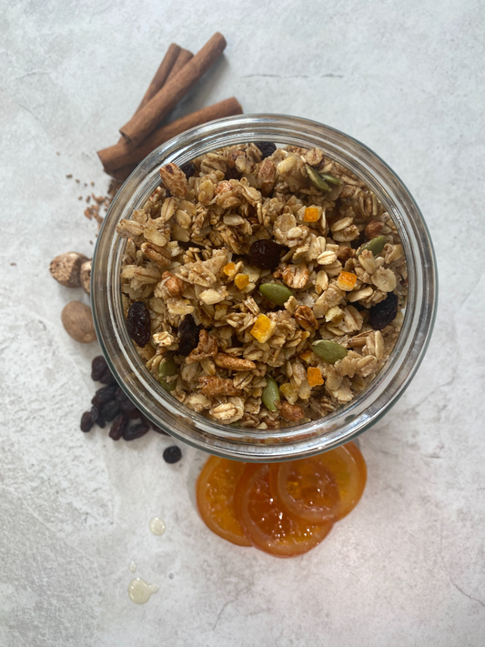 Hot Cross Bun Granola