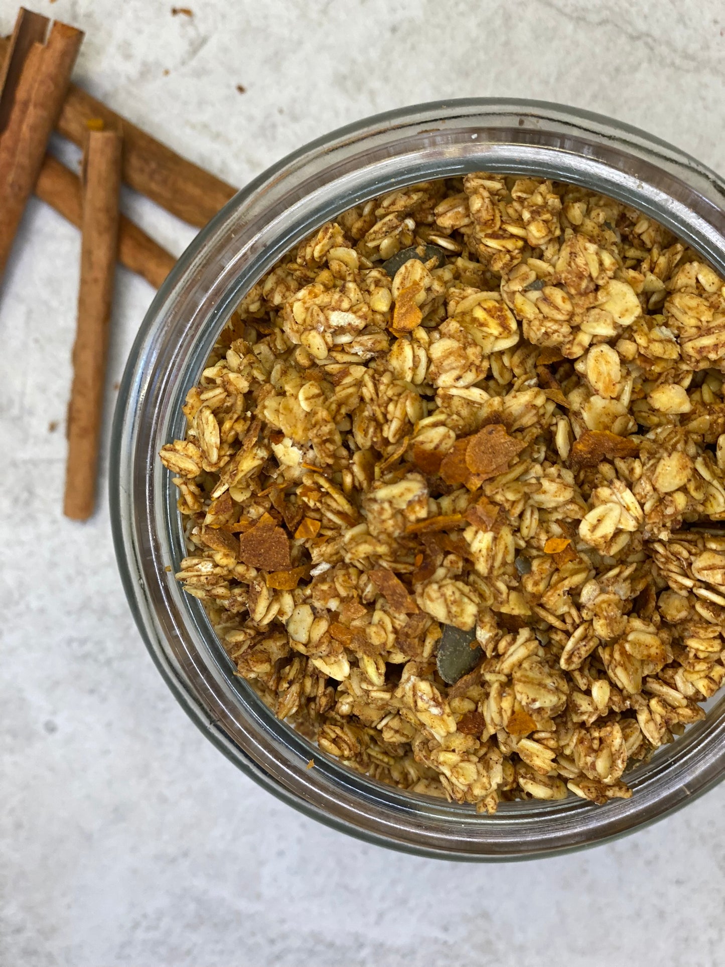 Spiced Delica Pumpkin Granola