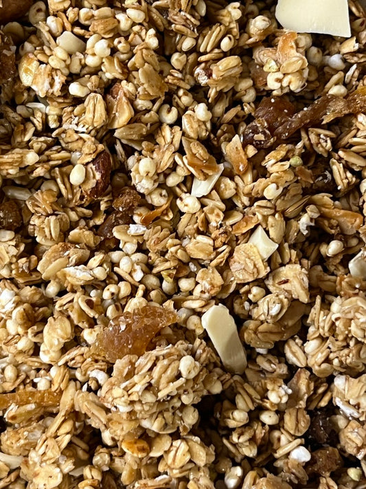 Pear Frangipane & White Chocolate Granola - A Development Blend