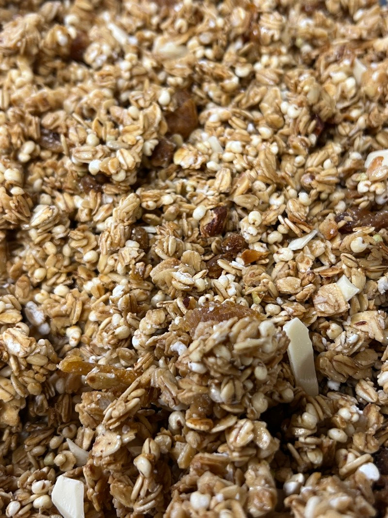 Pear Frangipane & White Chocolate Granola - A Development Blend