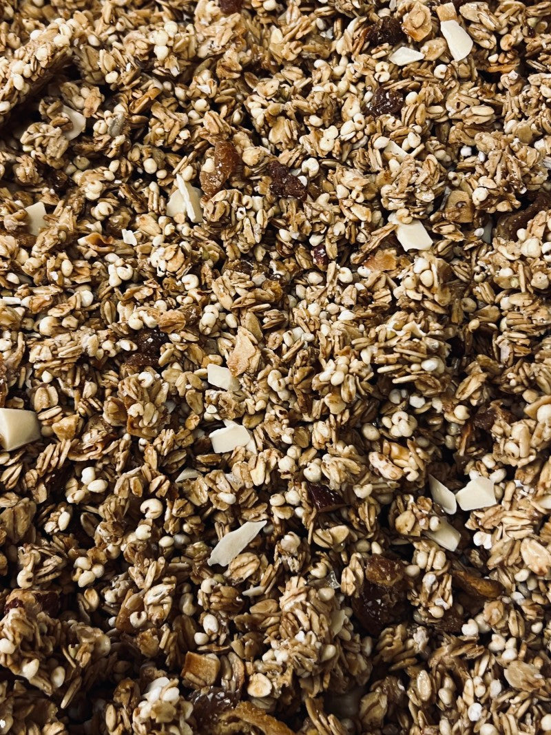 Pear Frangipane & White Chocolate Granola - A Development Blend