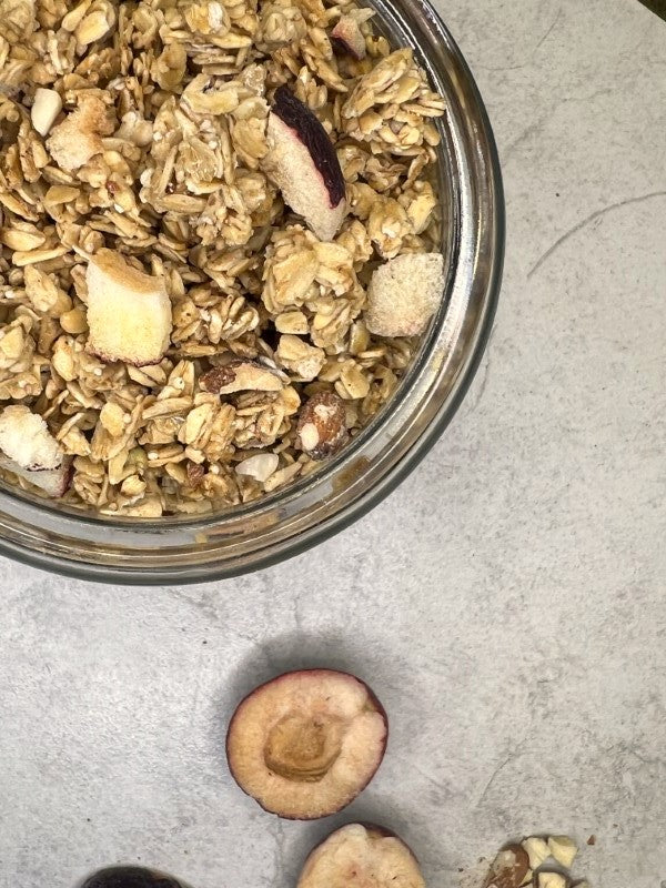 Plum Frangipane Granola