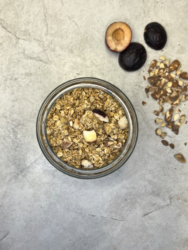 Plum Frangipane Granola