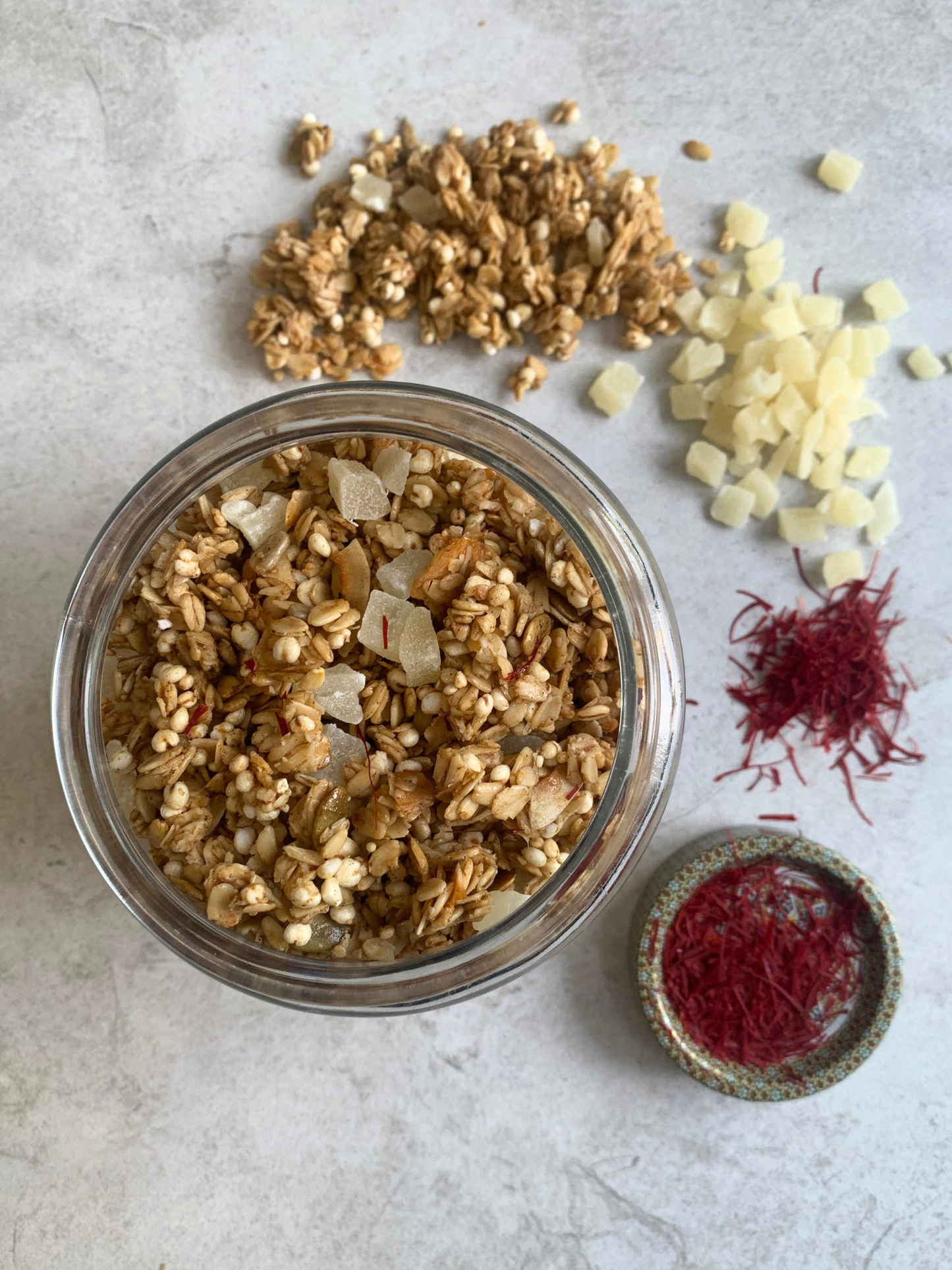 Saffron & Pineapple Granola