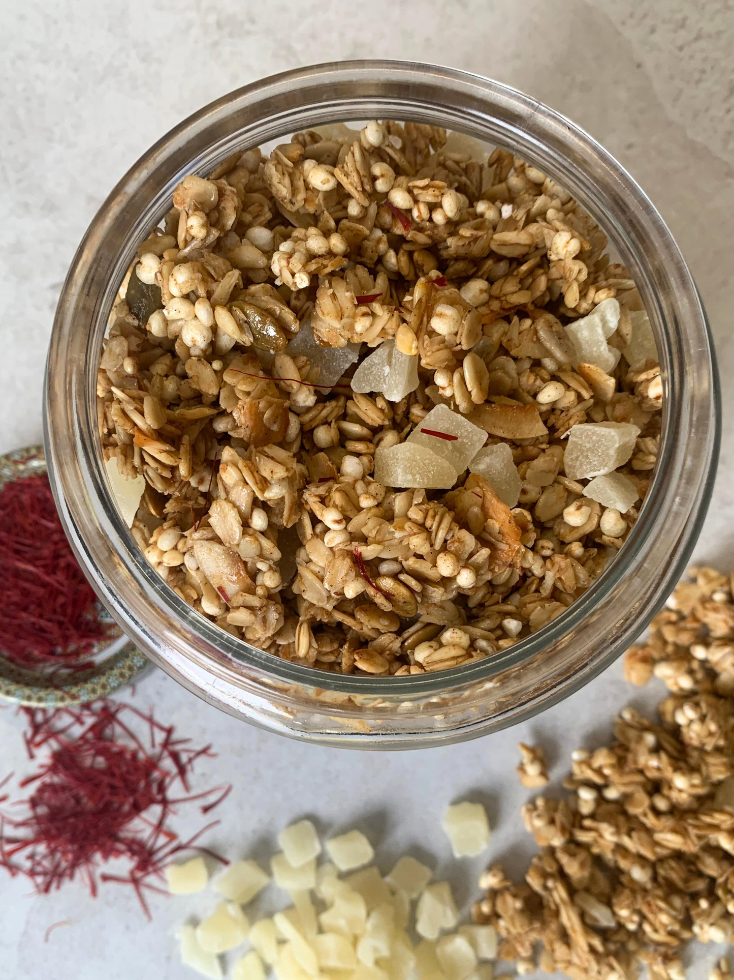 Saffron & Pineapple Granola