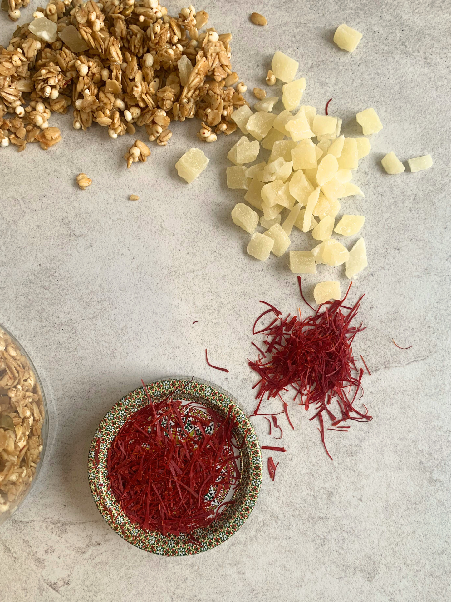 Saffron & Pineapple Granola