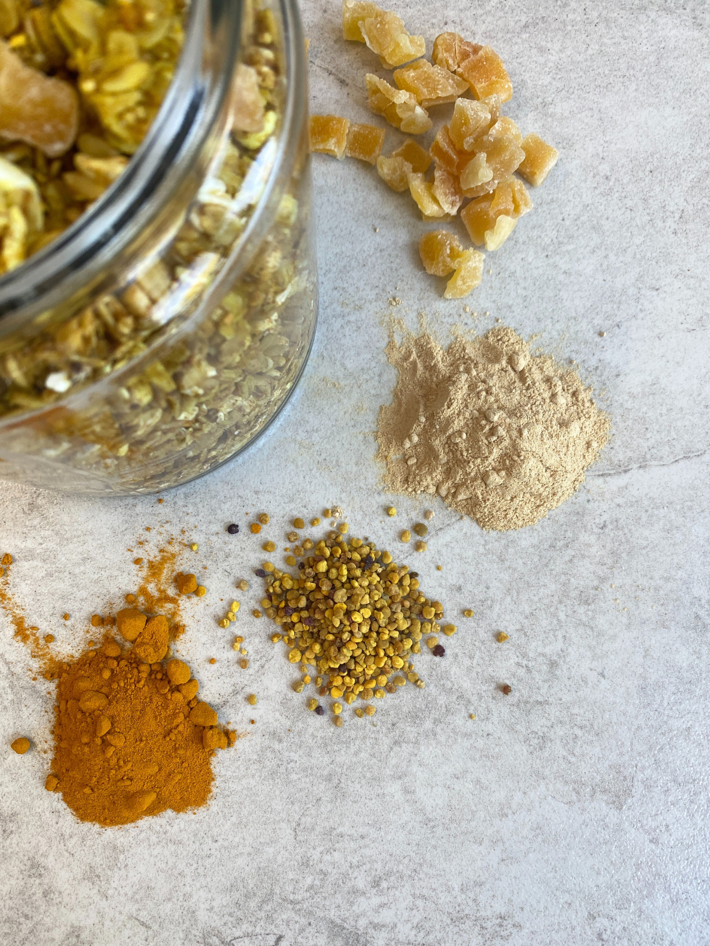 Turmeric, Maca & Bee Pollen Granola