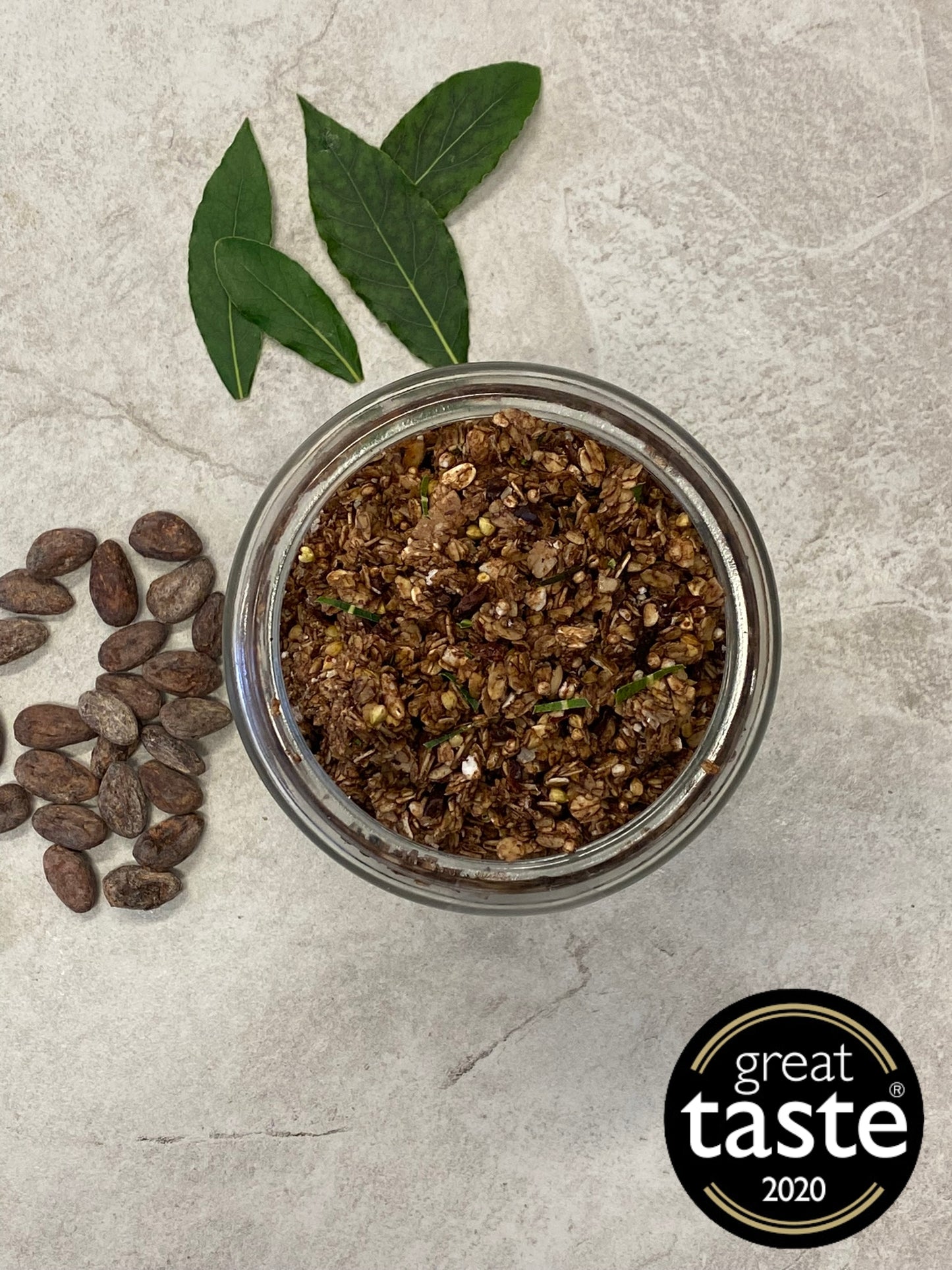 Chocolate & Bay Leaf Granola
