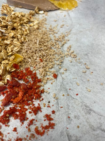 White Chocolate, Orange & Goji Berry Granola -Husk and Honey Bakery London