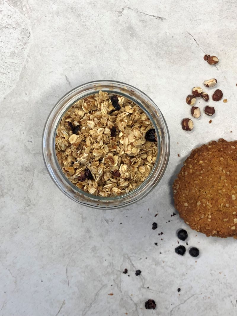 Anzac & Hazelnut & Blueberry Granola