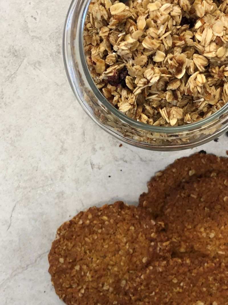 Anzac & Hazelnut & Blueberry Granola