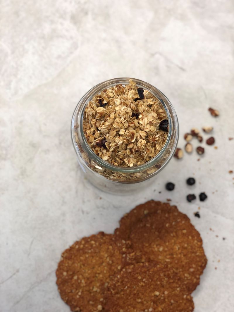 Anzac & Hazelnut & Blueberry Granola