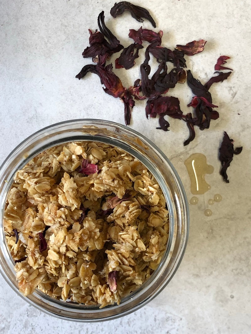 Wildflower Honey & Hibiscus Oat Clusters