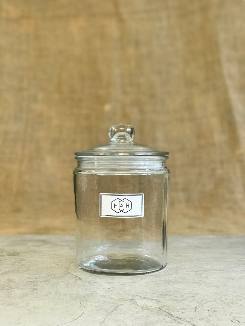 Granola countertop glass jar - Husk & Honey London