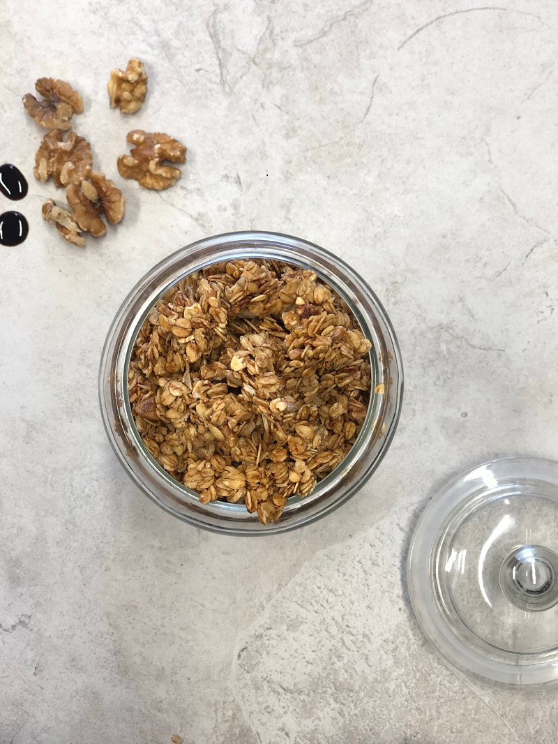 date and walnut granola husk and honey london