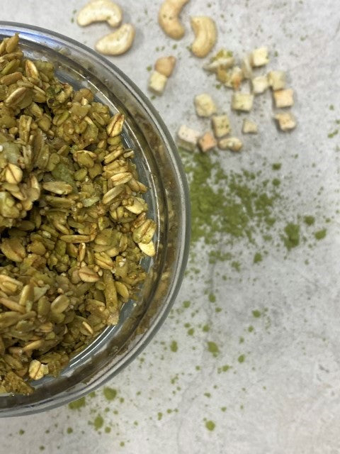 Matcha, Cashew & Coconut Granola