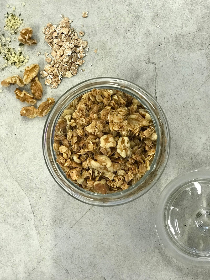 YQ Wheat and Walnut Granola - Husk & Honey London