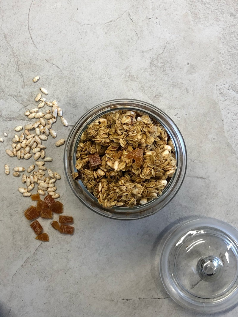 apricot poppy seed and vanilla granola husk and honey london