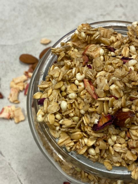 Rosewater, Apple & Almond Granola