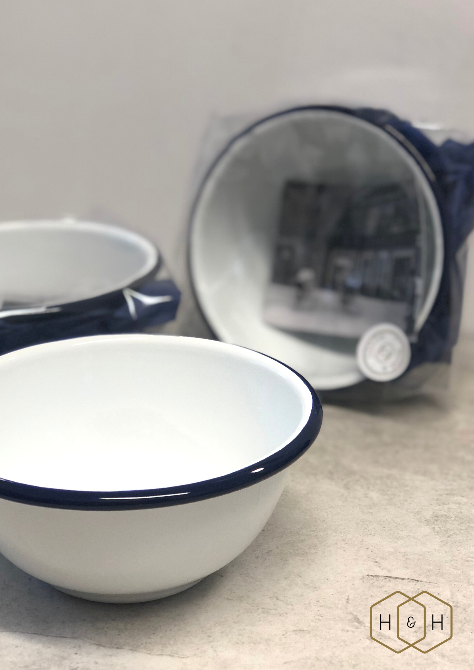 Enamel Granola Bowl - Husk and Honey London Granola