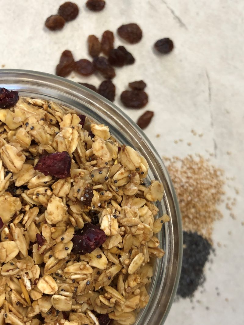 Walnut & Grape Molasses Granola