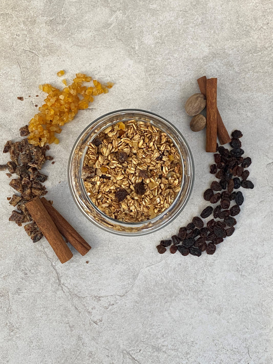 Hot Cross Bun Granola