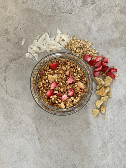 Strawberry & Shortbread Granola