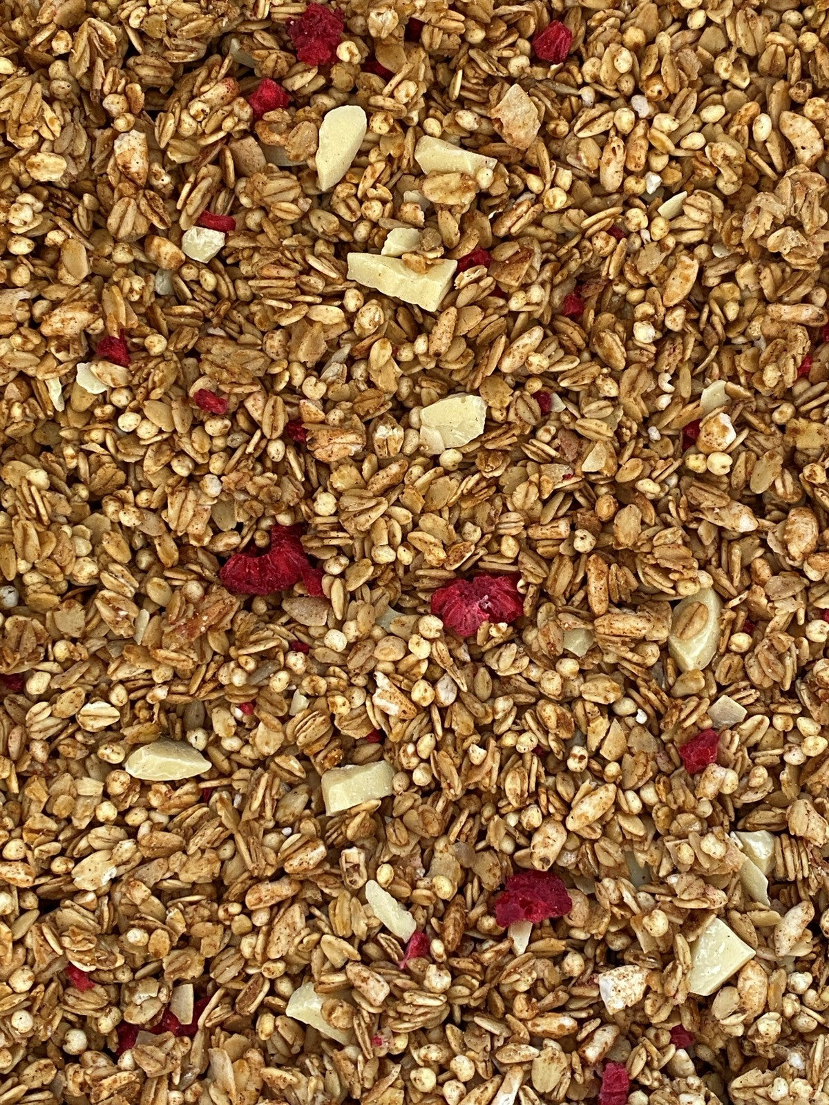 White Chocolate & Raspberry Granola, a Valentine's Edition