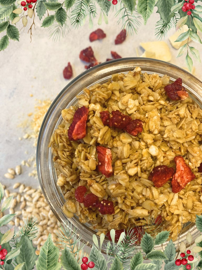 Strawberry Trifle Granola