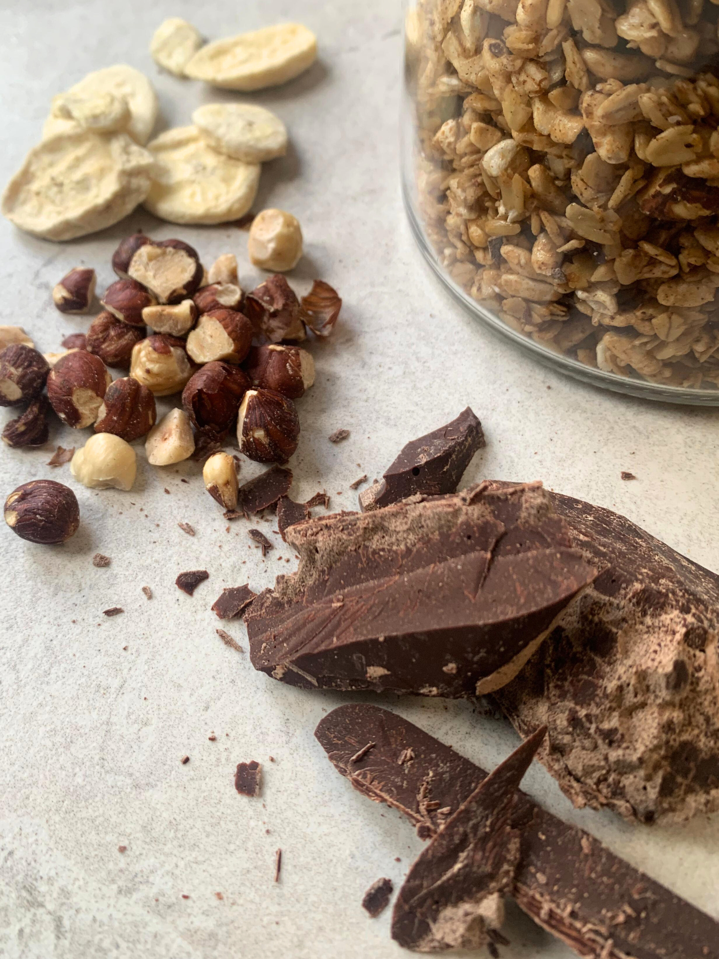 Banana, Chocolate and Hazelnut Granola - JUST LAUNCHED 🍌