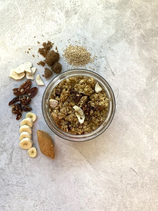 Banana, Miso & Pecan Granola