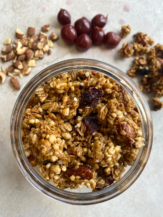 Black Cherry Frangipane Granola