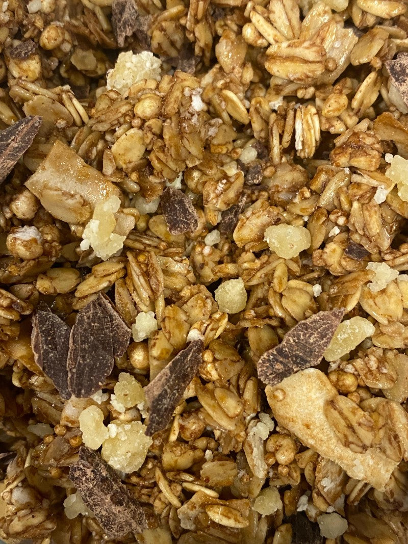 Dark Chocolate & Crystallised Ginger Granola