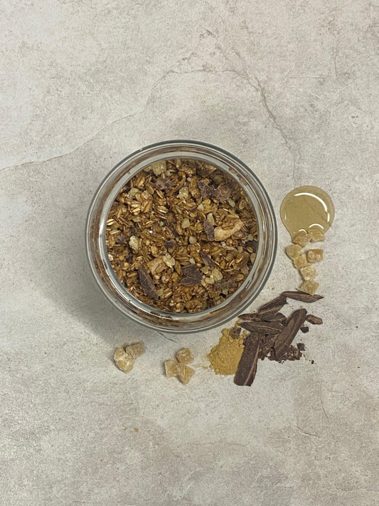 Dark Chocolate & Crystallised Ginger Granola