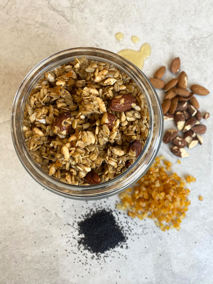 Orange, Almond & Poppy Seed Granola
