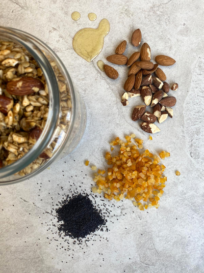 Orange, Almond & Poppy Seed Granola