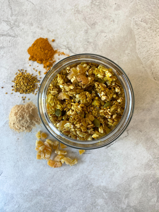 Turmeric, Maca & Bee Pollen Granola