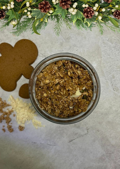 Gingerbread & White Chocolate Granola