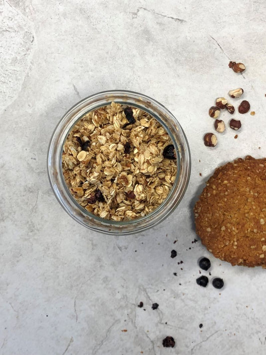 Anzac & Hazelnut & Blueberry Granola