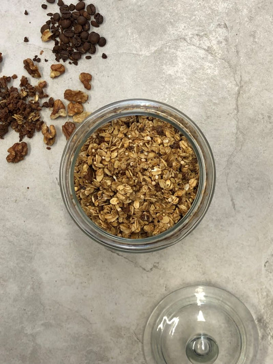 Coffee, Date & Walnut Granola