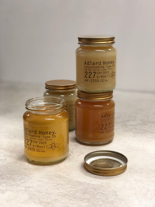 British honey - pure raw whipped set runny - Husk & Honey Granola London